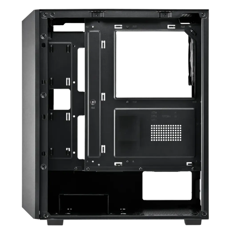VENTO VG3400S, 650W, 80Plus, Siyah, Temperli Cam, RGB, ATX, Tower, GAMING KASA