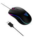 GAMDIAS AURA GS3, Çok Renkli Aydınlatma,  USB Kablolu, 6 Tuşlu, Gaming Mouse, 3.600 DPI, Siyah
