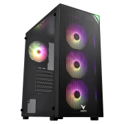 VENTO VG4200S Mid Tower, 850W 80+ Siyah, Temperli Cam, RGB, ATX GAMING KASA