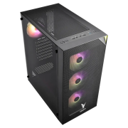 VENTO VG4200S Mid Tower, 850W 80+ Siyah, Temperli Cam, RGB, ATX GAMING KASA