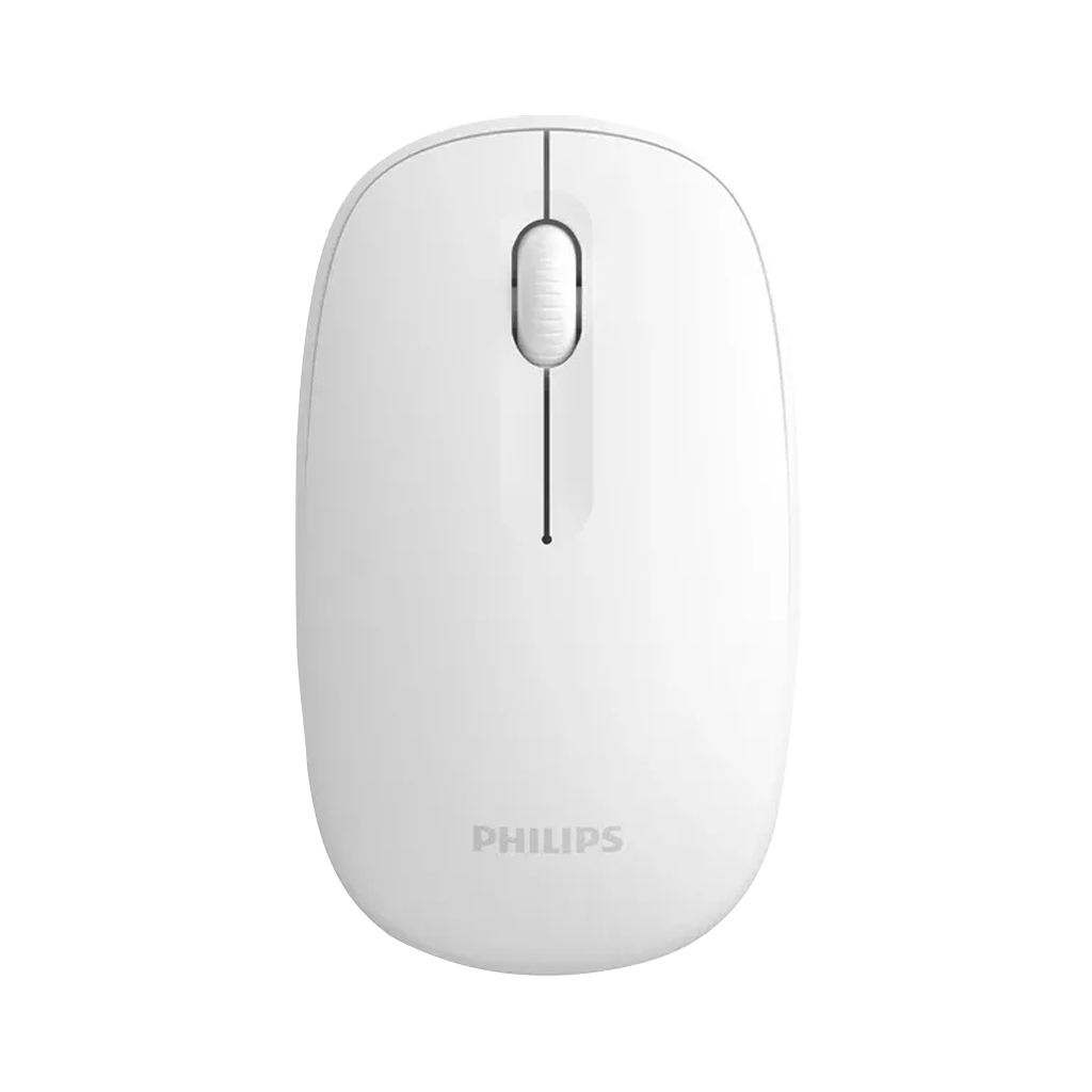 PHILIPS SPK7318W, Beyaz, USB Nano 2,4Gh Kablosuz, 1600dpi, Optic, Sessiz Click, 3 Tuşlu, Mouse