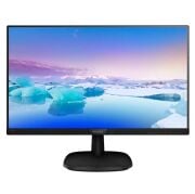 PHILIPS 243V7QJABF VLine 23.8'' LED IPS 4ms 75Hz 1920x1080 FullHD VGA HDMI DP Multimedya (VESA) Siyah Monitör