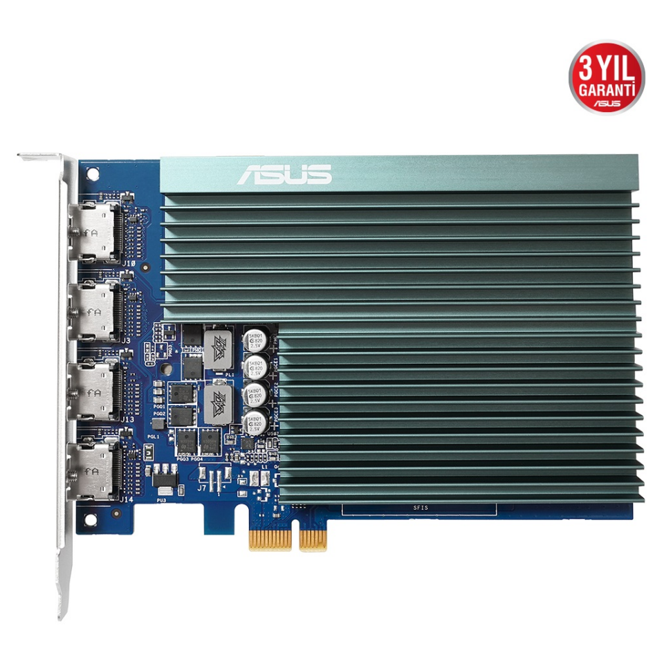 ASUS GT730-4H-SL-2GD5, 2Gb, GDDR5, 64Bit, 4xHDMI Ekran Kartı