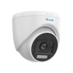 HILOOK THC-T129-LPS, 2Mpix, 2.8mm Lens, 20Mt Gece Görüşü, Color Vu, Dahili Mikrofon, Dome Kamera
