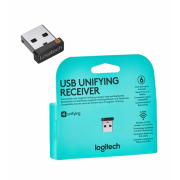 LOGITECH USB UNIFYING RECEIVER, 910-005931, USB Kablosuz Alıcı, 6 Cihaz için Tek Alıcı