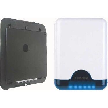 TEKNİM VAS-741BX MAVİ PENCERELİ HARİCİ SİREN (İÇ KAPAKSIZ)