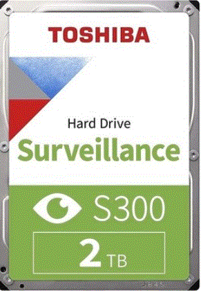 TOSHIBA HDWT720UZSVA S300 3.5'' 2TB 5400rpm 128mb SATA 7/24 Harddisk