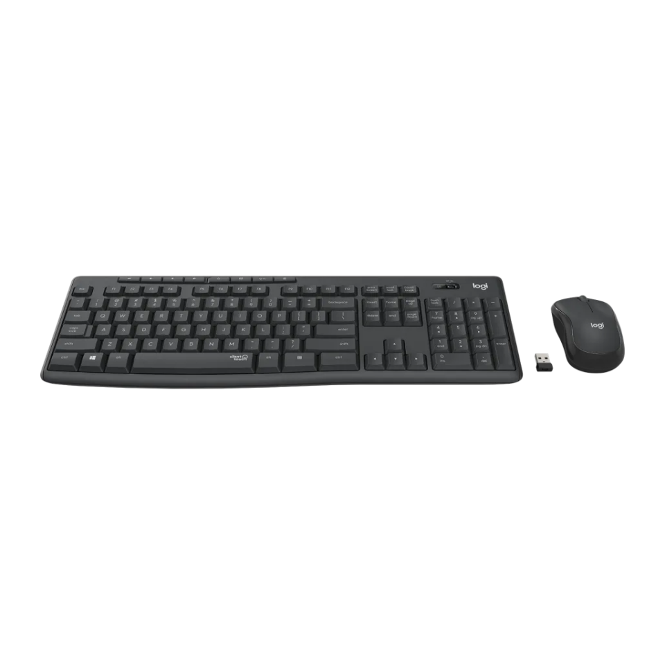 LOGITECH MK295 Siyah, 920-009804, Kablosuz, Türkçe Q, Klavye Mouse Set
