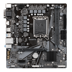 GIGABYTE H610M H V2 DDR4, rev1.0, 3200Mhz. 2xDDR4, M.2, D-SUB, HDMI, 12-13.14.Nesil, LGA1700 Soket, Anakart