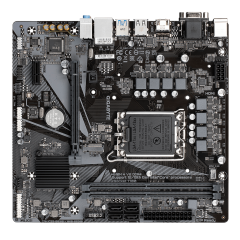 GIGABYTE H610M H V2 DDR4, rev1.0, 3200Mhz. 2xDDR4, M.2, D-SUB, HDMI, 12-13.14.Nesil, LGA1700 Soket, Anakart