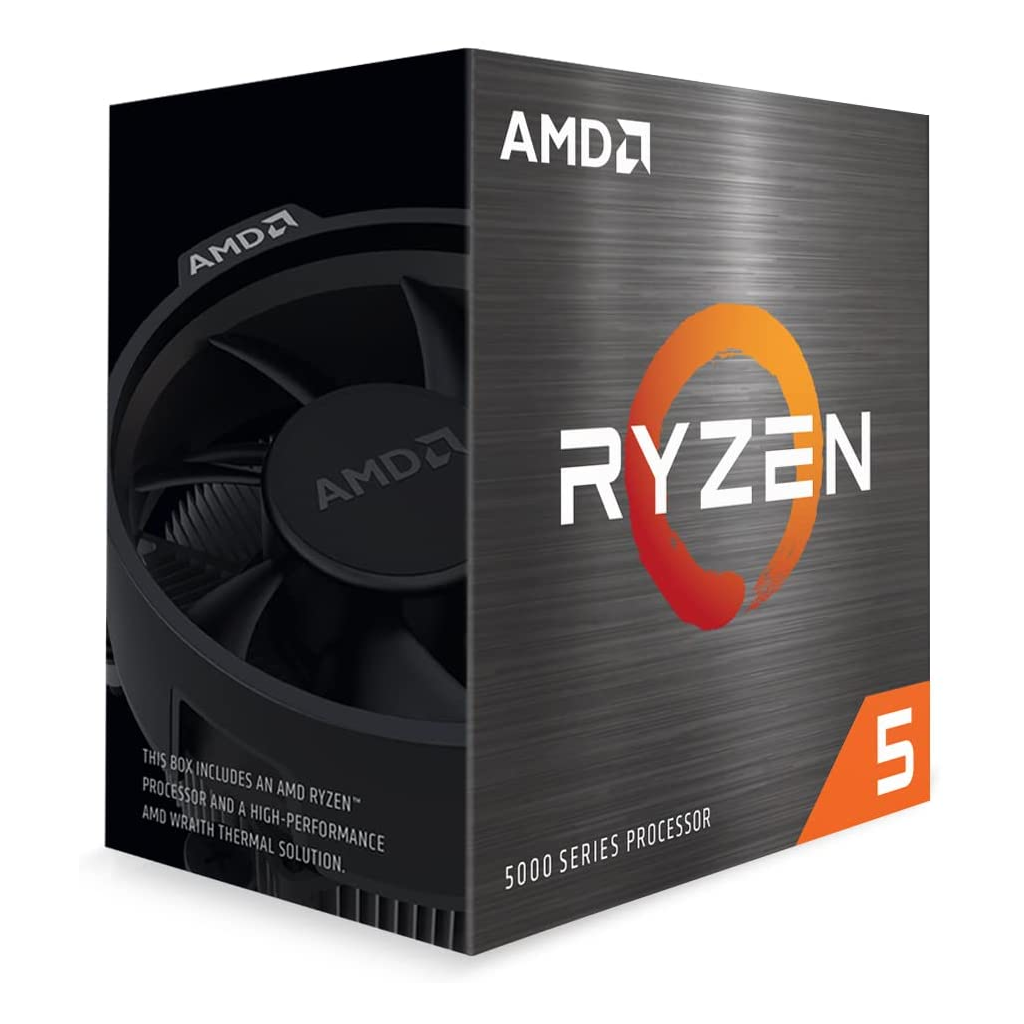 AMD RYZEN 5 5600 6 Core, 3,50-4.40GHz,  35Mb Cache, 65W, Wraith Stealth FAN, AM4 Soket, BOX (Kutulu) (Dahili Grafik YOK, Fan VAR)