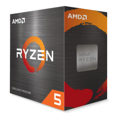 AMD RYZEN 5 5600 6 Core, 3,50-4.40GHz,  35Mb Cache, 65W, Wraith Stealth FAN, AM4 Soket, BOX (Kutulu) (Dahili Grafik YOK, Fan VAR)
