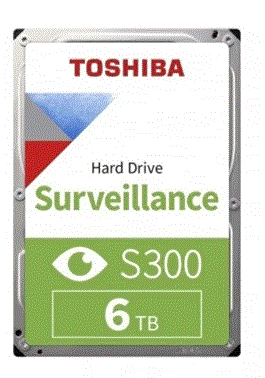 TOSHIBA HDWT860UZSVA S300 3.5'' 6TB 5400rpm 256mb SATA 7/24 Harddisk