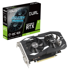 ASUS DUAL-RTX3050-O6G, 6GB, GDDR6, 96Bit, 1xHDMI, 1xDP, 1xDVI GAMING Ekran Kartı