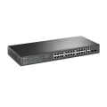 TP-LINK SG1428PE, 28 Port, Gigabit, PoE+ 250W, 2 Port Gigabit SFP, Rackmount, Yönetilebilir, Switch