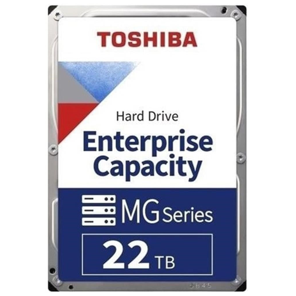 TOSHIBA ENTERPRISE, MG11ACA22TE, 3.5", 22TB, 1024Mb, 7200 Rpm, 7/24 Güvenlik, Data Center, Nas, Server, HDD (Türkiye Distribütörü Garantili)