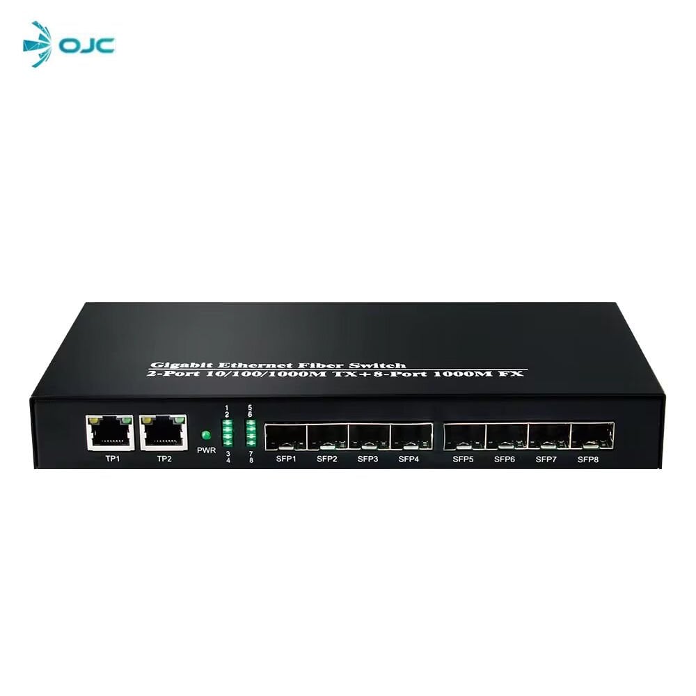 ODS 08ODS-8S2P 8 PORT SFP 10/100/1000 2 X UPLINK YONETILEMEZ  OMURGA SWITCH