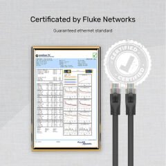UNITEK CAT6 PATCH KABLO 10MT FLAT 1GBPS, SİYAH (C1813GBK)