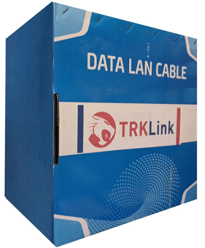 TRKLink CAT6 4x2x23AWG U/UTP CCA KABLO 305MT KUTU PVC