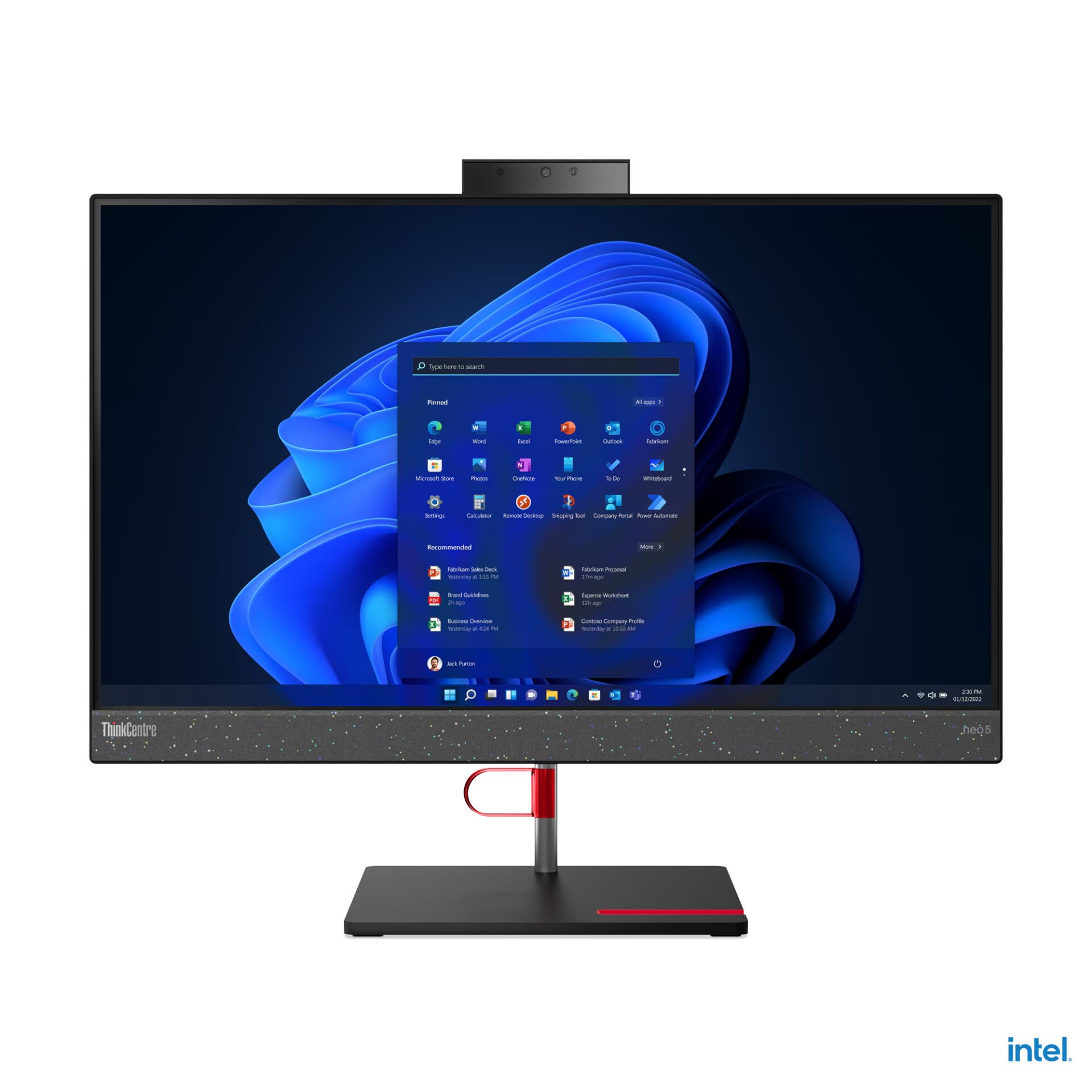 LENOVO 12B800E0TR I5-12450H 8GB 512 SSD 23.8'' FHD IPS TOUCH FREDOOS ALL IN ONE PC