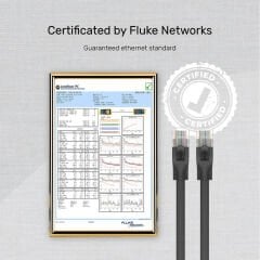 UNITEK CAT6 PATCH KABLO 5MT FLAT 1GBPS, SİYAH (C1812GBK)