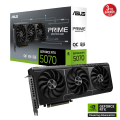 ASUS PRIME-RTX5070-O12G, 12Gb, 192Bit, GDDR7, 1xHDMI, 3xDP GAMING Ekran Kartı