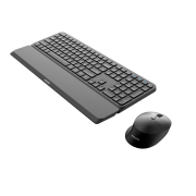 PHILIPS SPT6607B, Siyah, Türkçe Q, 2.4Ghz ve Bluetooth Kablosuz, Bilek Destekli, Multimedya Klavye Mouse Set