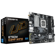 GIGABYTE B760M D3HP WIFI6, 4xDDR5, 2xM.2, DP, HDMI, VGA, Wi-Fi 6E, Bluetooth v5.3, 12-13.14.Nesil, LGA1700 Soket, Anakart
