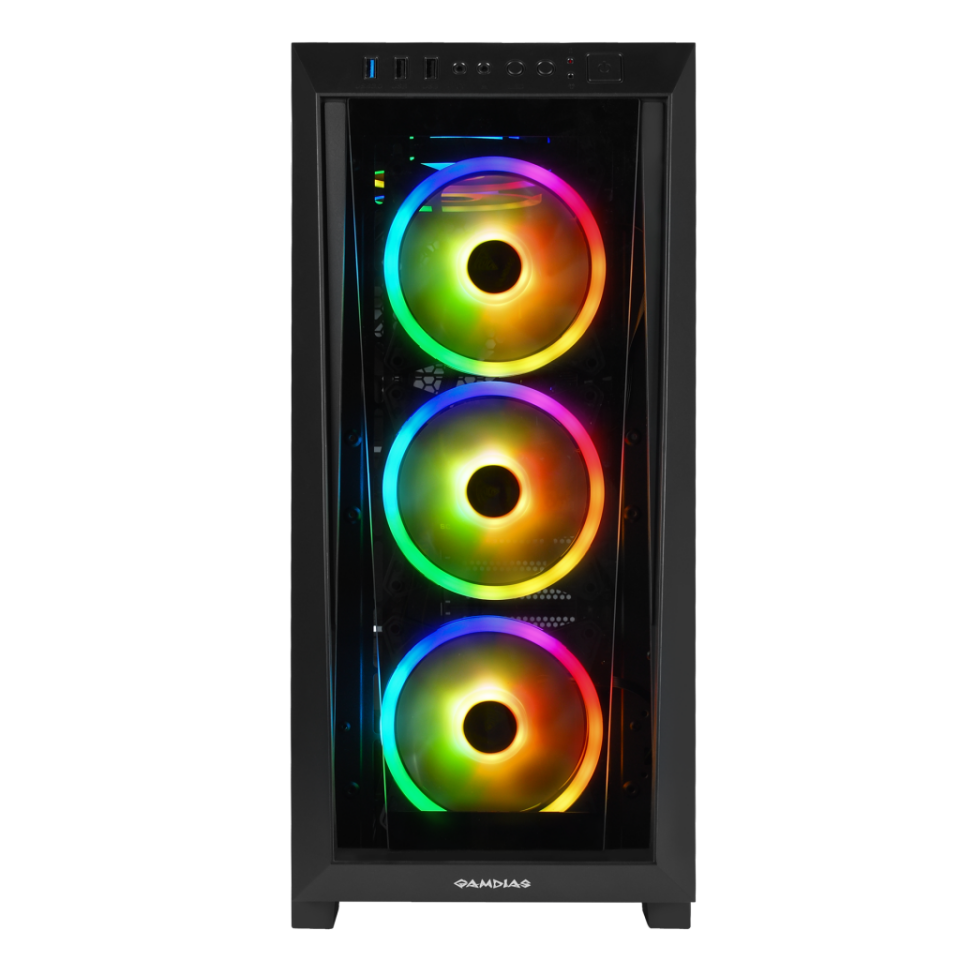 LEOPARD-RXC, Intel i5-14400F, 16Gb DDR4 Ram, 500Gb NVMe SSD, 8Gb GDDR6 RX 5500 Ekran Kartı, 1600W Kasa, OEM PAKET