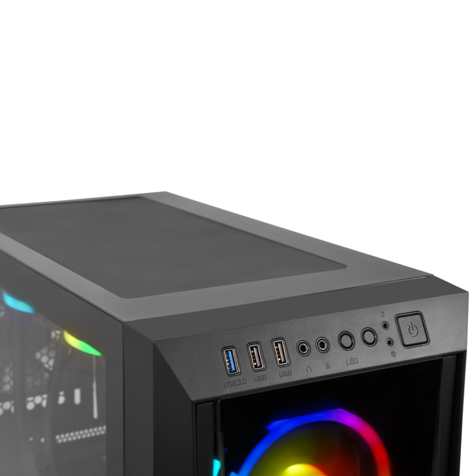 LEOPARD-RXC, Intel i5-14400F, 16Gb DDR4 Ram, 500Gb NVMe SSD, 8Gb GDDR6 RX 5500 Ekran Kartı, 1600W Kasa, OEM PAKET