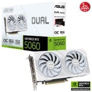 ASUS DUAL-RTX5060-O8G-WHITE RTX5060 8GB DDR7 128Bit 3xDP/1xHDMI