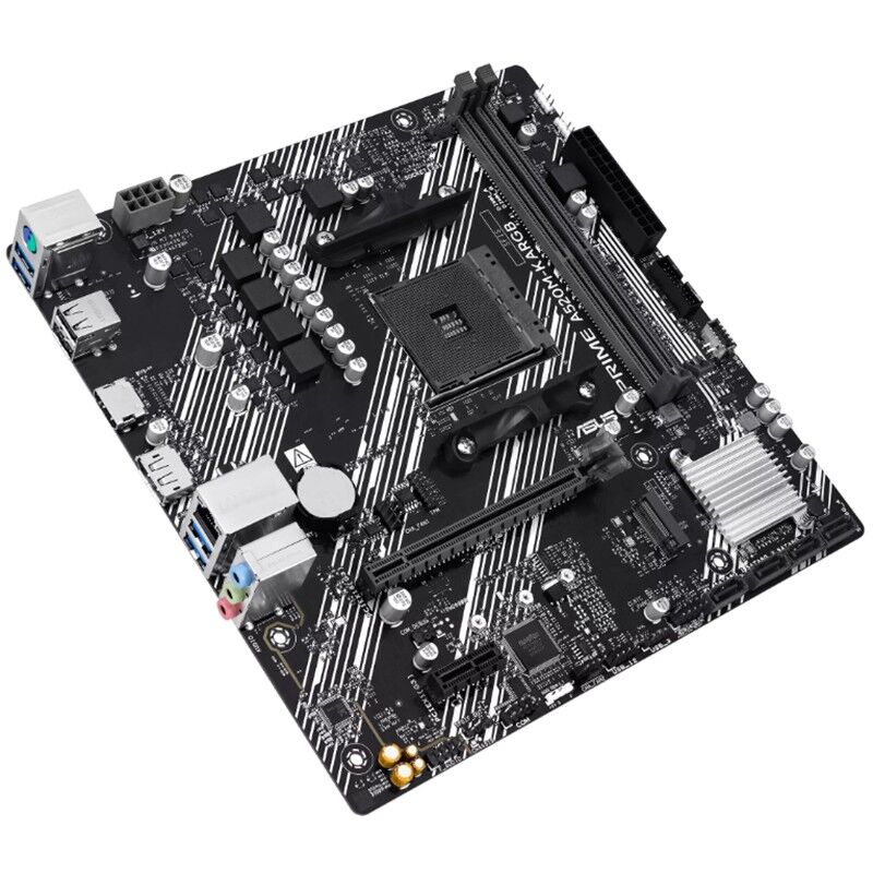 ASUS PRIME A520M-K ARGB DDR4 5100MHZ 1XHDMI 1XDP 1XM.2 USB2.0 MATX AM4 (AMD AM4 5000/4000 /3000 SERİLERİ İLE UYUMLU)
