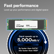 CRUCIAL CT480E100SSD8 480GB 4700/2500MB/s 2280 M2 PCIe GEN4 SSD E100