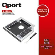 QPORT Q-HDK12 2.5'' HDD/SSD UYUMLU CEVIRICI 12.7'' KIZAK