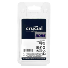 CRUCIAL CT16G52C42S5, 16Gb, 5200Mhz, DDR5 Notebook RAM, SODIMM CL42 1.1V (By Micron)