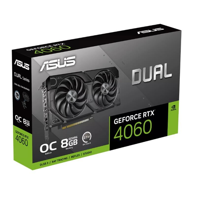 ASUS GEFORCE DUAL-RTX4060-O8G-EVO 8GB GDDR6 128BIT 1XHDMI 3XDP EKRAN KARTI