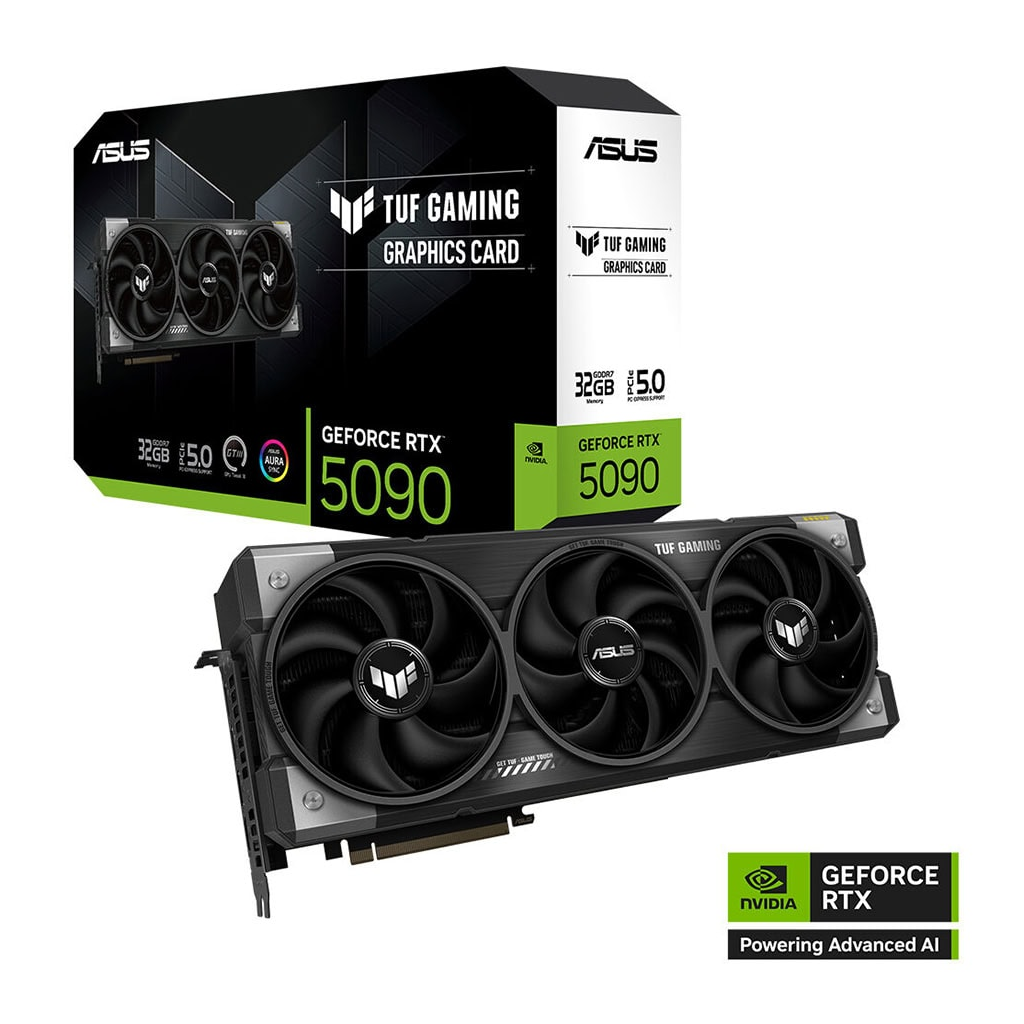 ASUS TUF-RTX5090-32G-GAMING, 32Gb, 512Bit, GDDR7, 2xHDMI, 3xDP GAMING Ekran Kartı