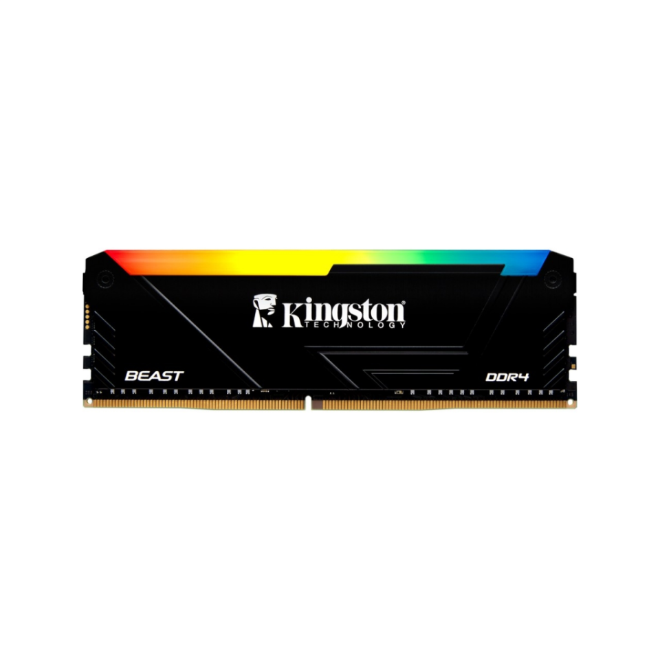KINGSTON Beast, KF436C18BB2A/16TR, 16Gb, 3600Mhz,   DDR4, CL18, RGB, Desktop Gaming RAM (Soğutuculu)
