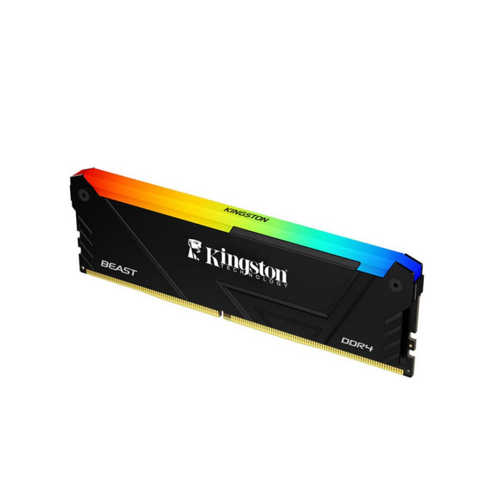 KINGSTON Beast, KF436C18BB2A/16TR, 16Gb, 3600Mhz,   DDR4, CL18, RGB, Desktop Gaming RAM (Soğutuculu)