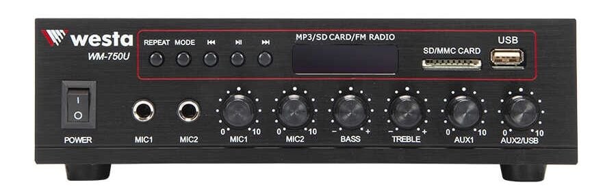 WESTA WM-750U 80 Watt MİXSER AMFİ