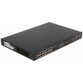 DAHUA PFS3220-16GT-240, 16 Port, GigaBit, PoE 240W, 2 Port GigaBit Uplink, 2 Port GigaBit Combo SFP, Yönetilemez, Rack Mount Switch