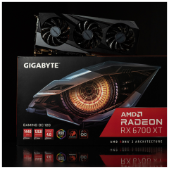 GIGABYTE GV-R67XTGAMING OC-12GD RX6700XT GAMING OC 12GB GDDR6, 192BIT, 3 Fanlı, 2xDP, 2xHDMI, RGB, Ekran Kartı