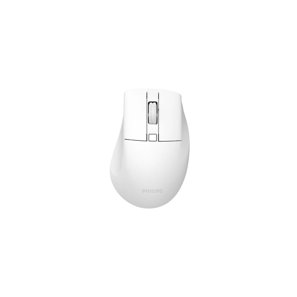 PHILIPS SPK7528W, SESSİZ, Beyaz, USB Nano  2,4Gh ve Bluetooth Kablosuz, 1600dpi, Optic, 3 Tuşlu Ergonamik Mouse