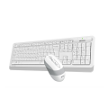 A4 TECH FG1010, Beyaz, FSTYLER, 2.4Ghz Kablosuz, Türkçe Q, Klavye Mouse Set