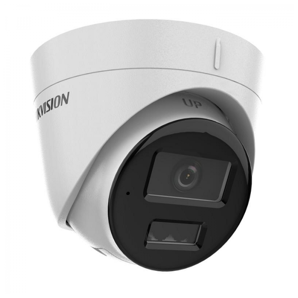 HIKVISION DS-2CD1323G2-LIUF 2Mpix, 2,8mm Lens, H265+, Hybrid Light,  30Mt Gece Görüşü, PoE, Mikrofonlu Dome IP Kamera